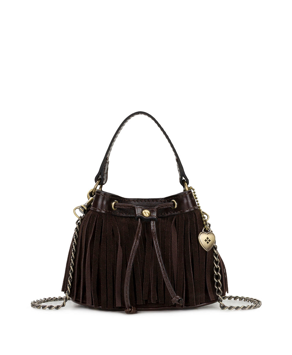 Mini Elisa Chain Crossbody – Suede