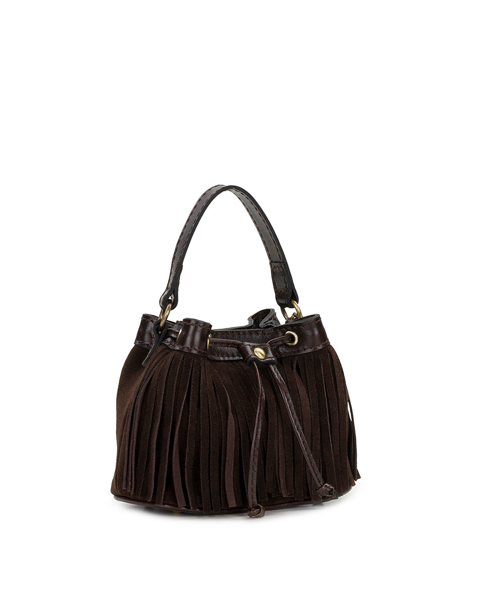 Mini Elisa Chain Crossbody – Suede