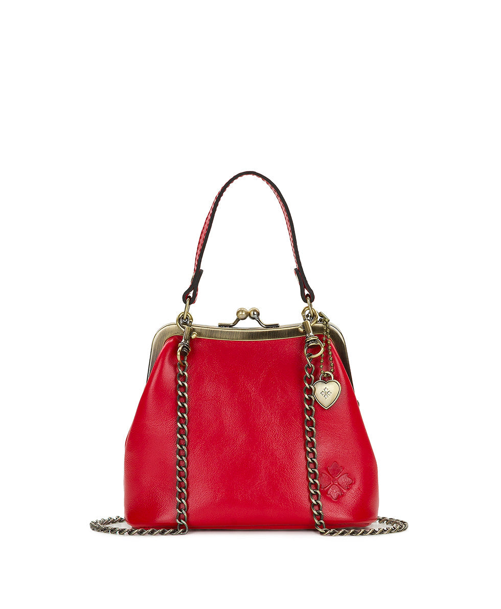 Mini Laureana Chain Crossbody – Vintage Distressed Leather