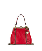 Mini Laureana Chain Crossbody – Vintage Distressed Leather