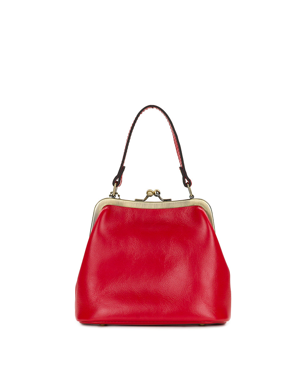 Mini Laureana Chain Crossbody – Vintage Distressed Leather