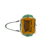 Mini Laureana Chain Crossbody – Scalloped Raffia