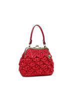 Mini Laureana Chain Crossbody – Scalloped Raffia