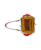 Mini Laureana Chain Crossbody – Scalloped Raffia