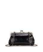 Mini Potenaz Chain Crossbody – Vintage Distressed Leather