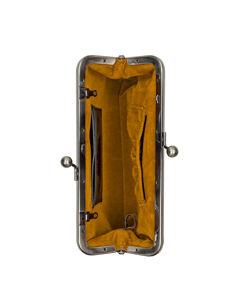 Mini Potenaz Chain Crossbody – Vintage Distressed Leather
