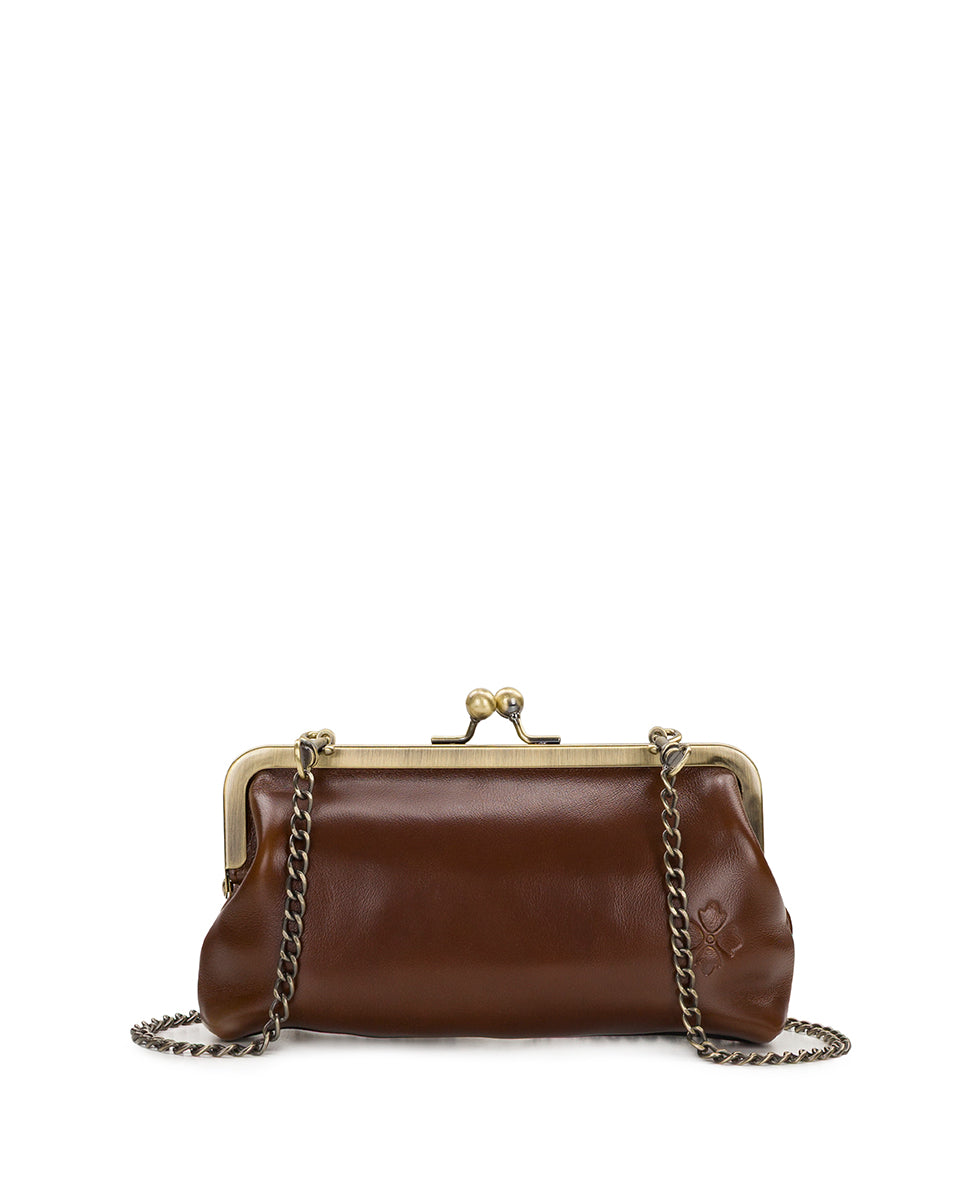 Mini Potenaz Chain Crossbody – Vintage Distressed Leather