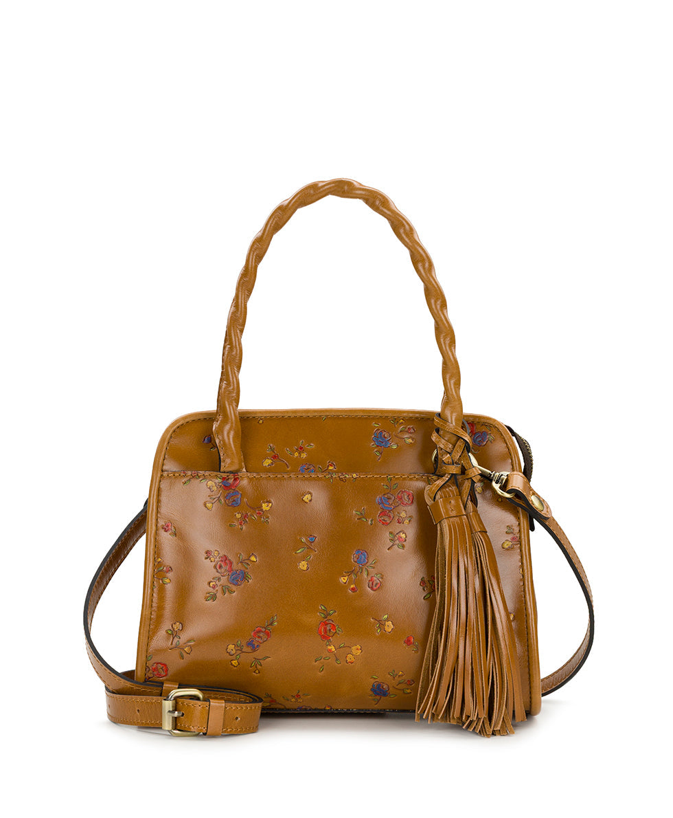 Paris Satchel – Fleur de Jardin Embossed