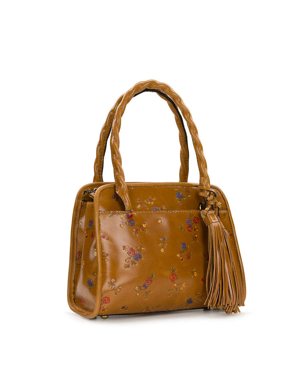 Paris Satchel – Fleur de Jardin Embossed