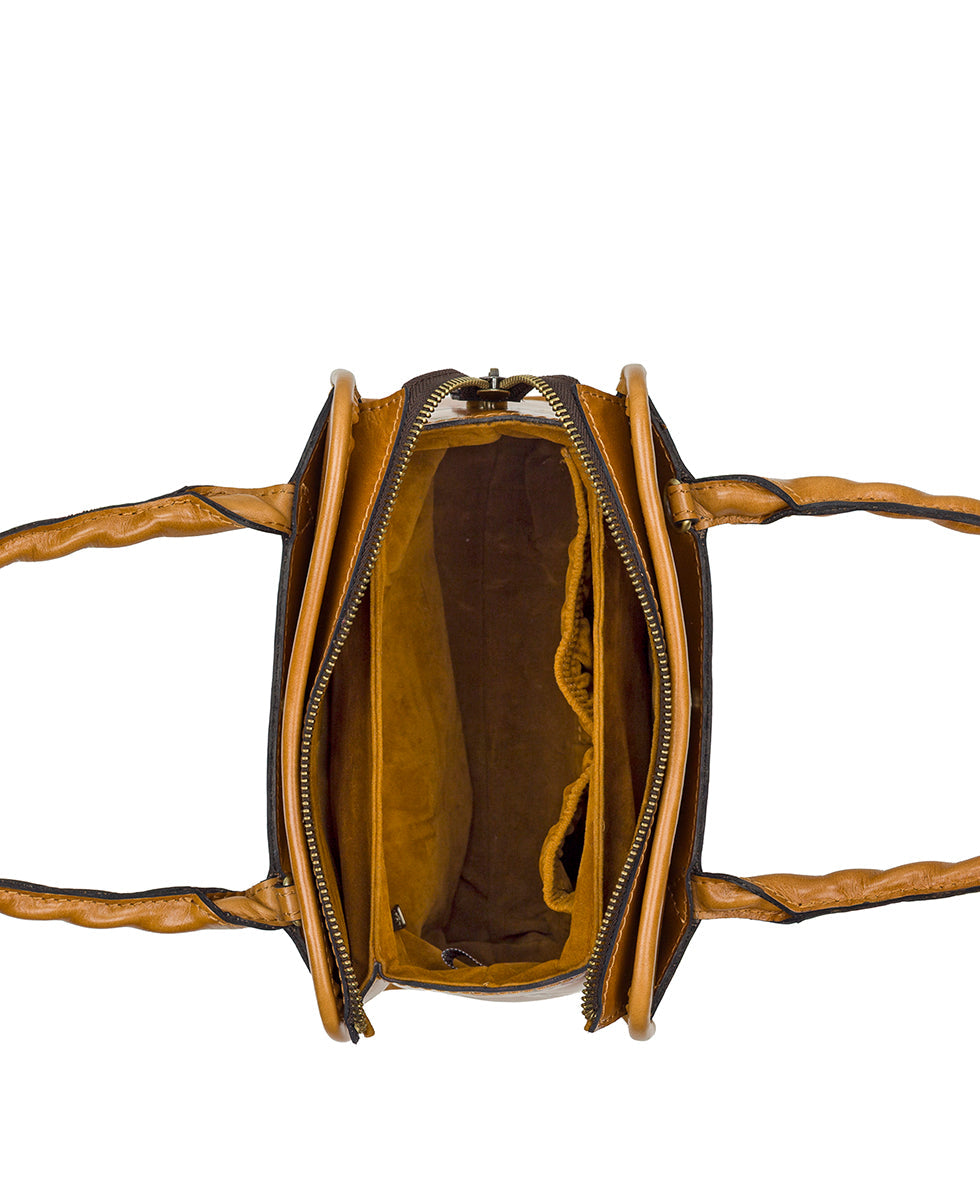 Paris Satchel – Fleur de Jardin Embossed