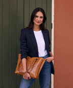 Marion Tote – Fleur de Jardin Embossed