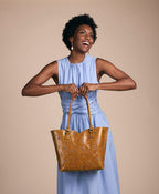 Marion Tote – Fleur de Jardin Embossed