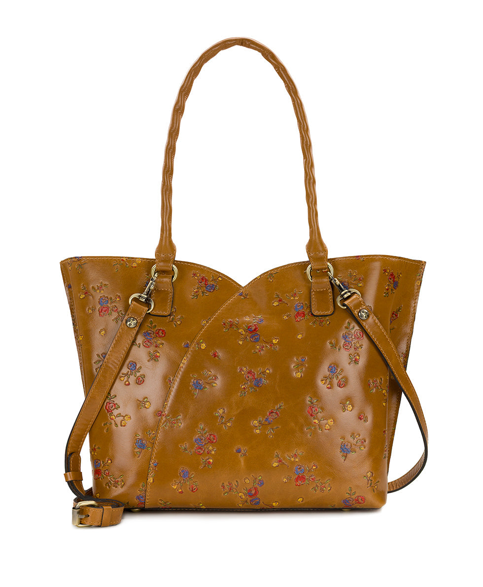 Marion Tote – Fleur de Jardin Embossed