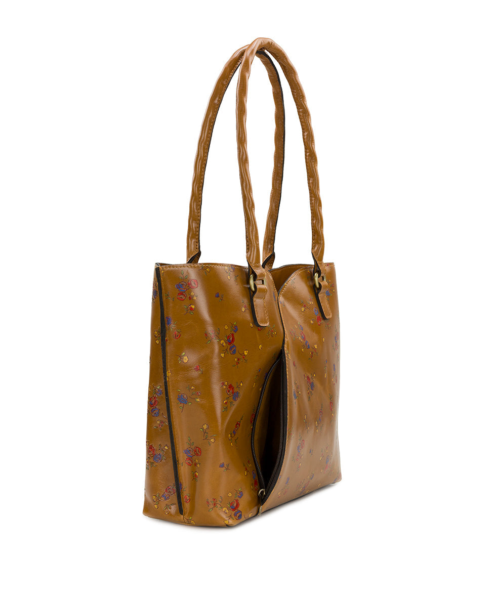 Marion Tote – Fleur de Jardin Embossed