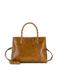 Genovese Satchel – Fleur de Jardin Embossed