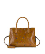 Genovese Satchel – Fleur de Jardin Embossed