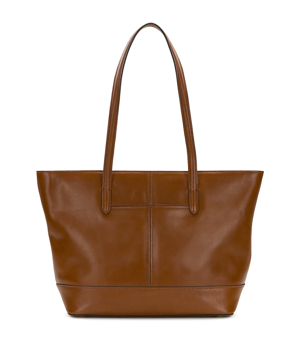Verzi Tote with Scarf – European Natural Fine Weave