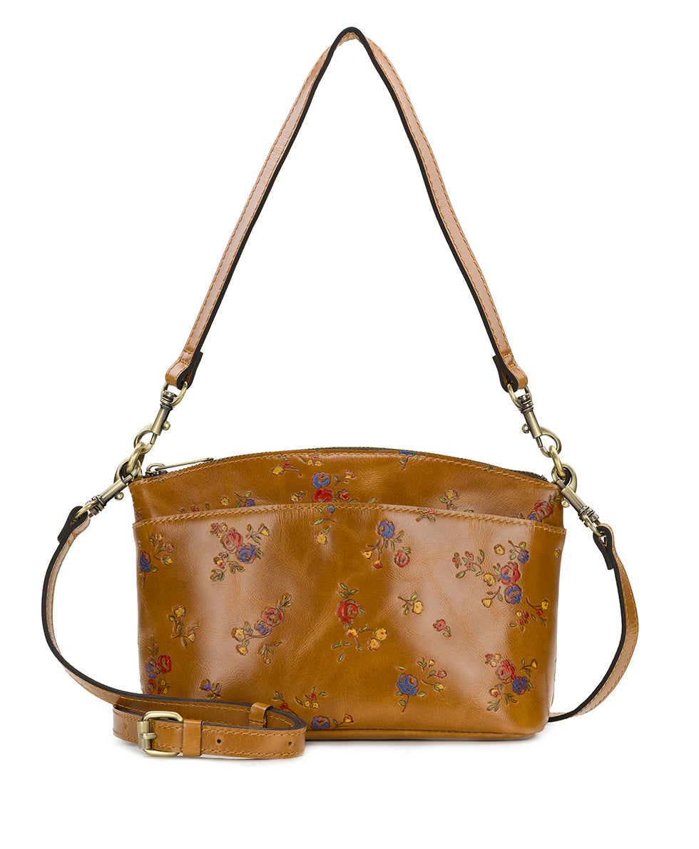 Arlee Crossbody – Fleur de Jardin Embossed