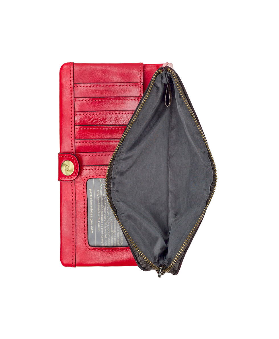 Prassa Wallet – Parisian Floral Tooled