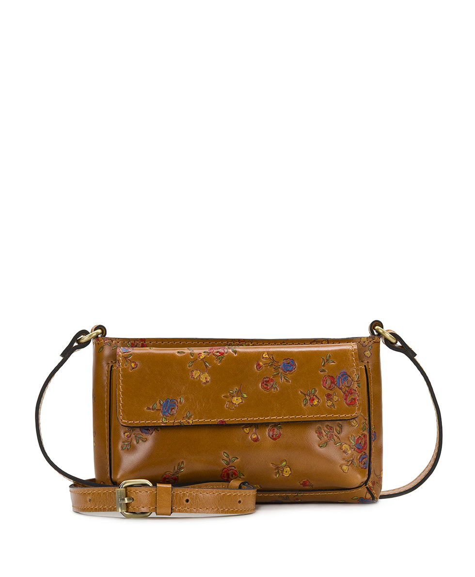 Dovera Crossbody – Fleur de Jardin Embossed