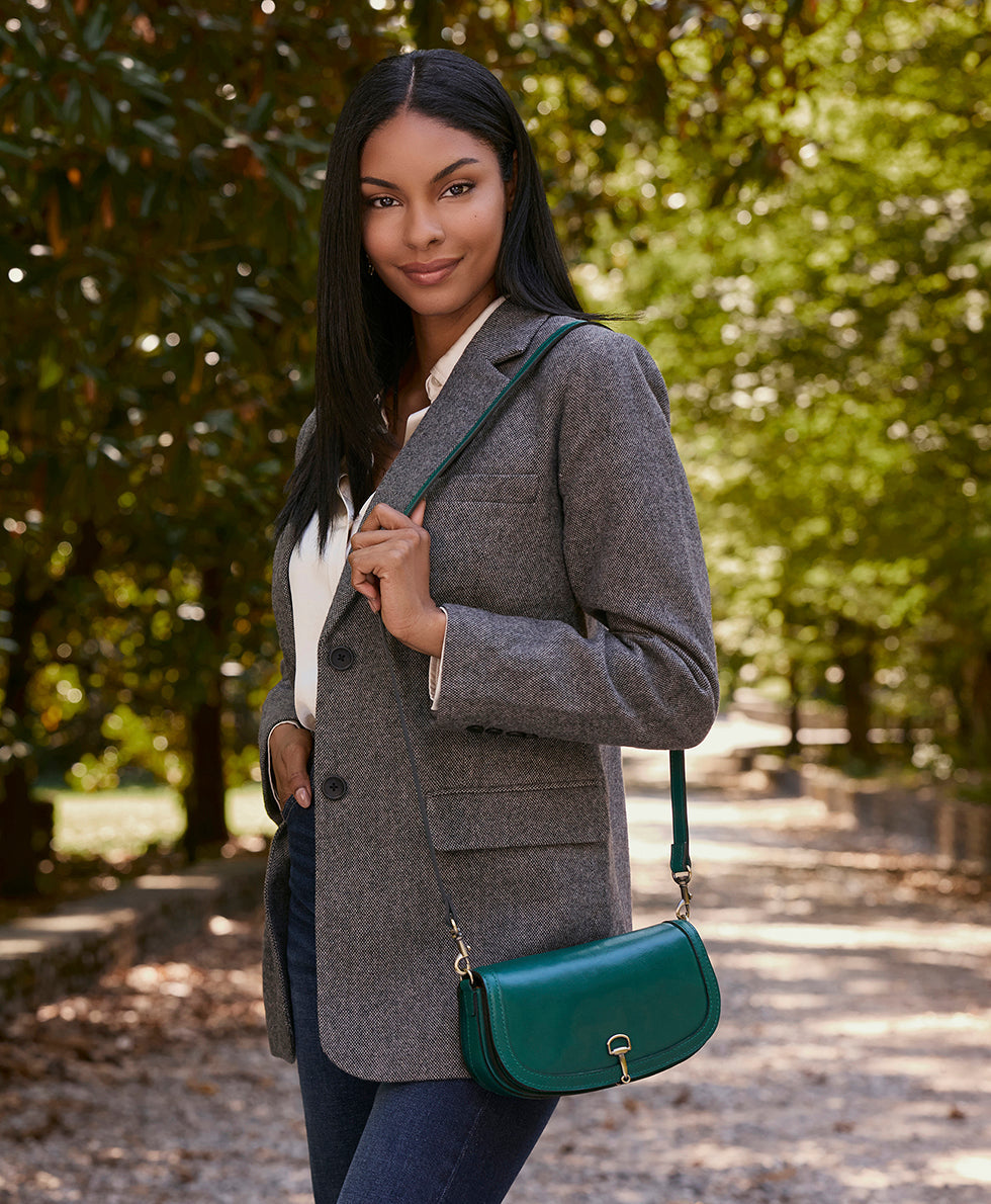 Martell Crossbody Clutch – Vintage Distressed Leather