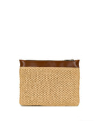 Yvette Clutch Crossbody – Scalloped Raffia
