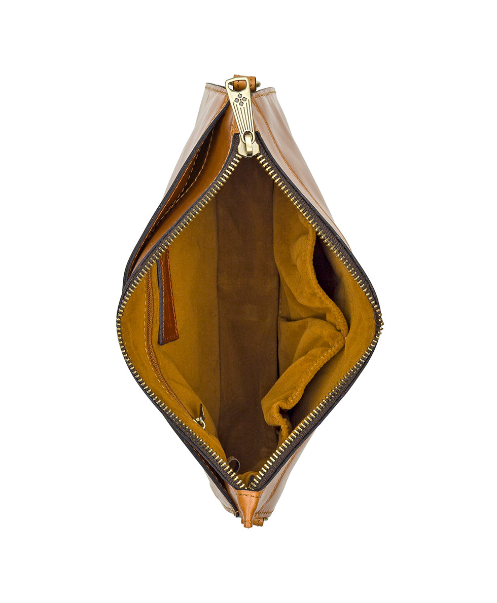 Yvette Clutch Crossbody – Vintage Glazed Leather