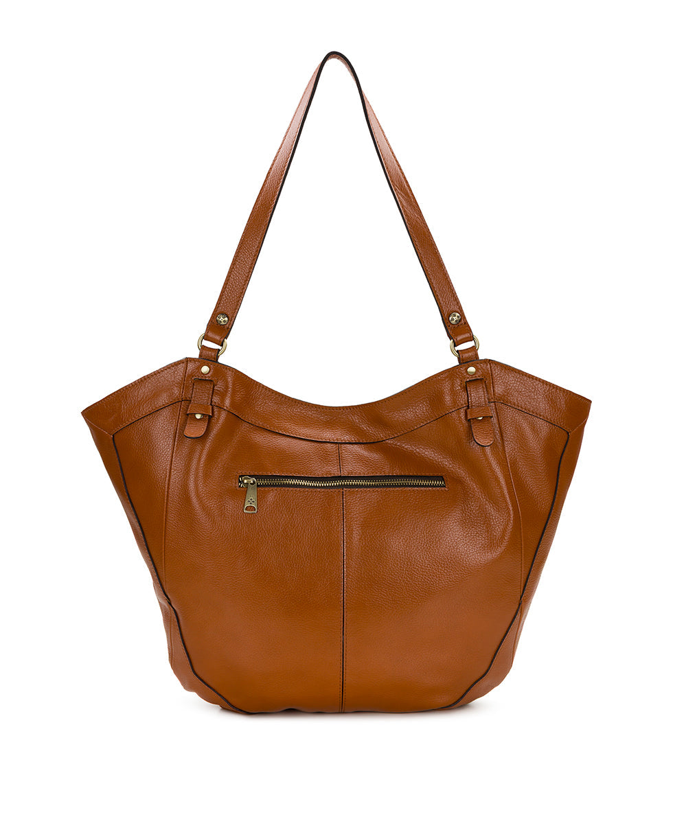 Liliane Tote – Rugged Natural Grain Leather