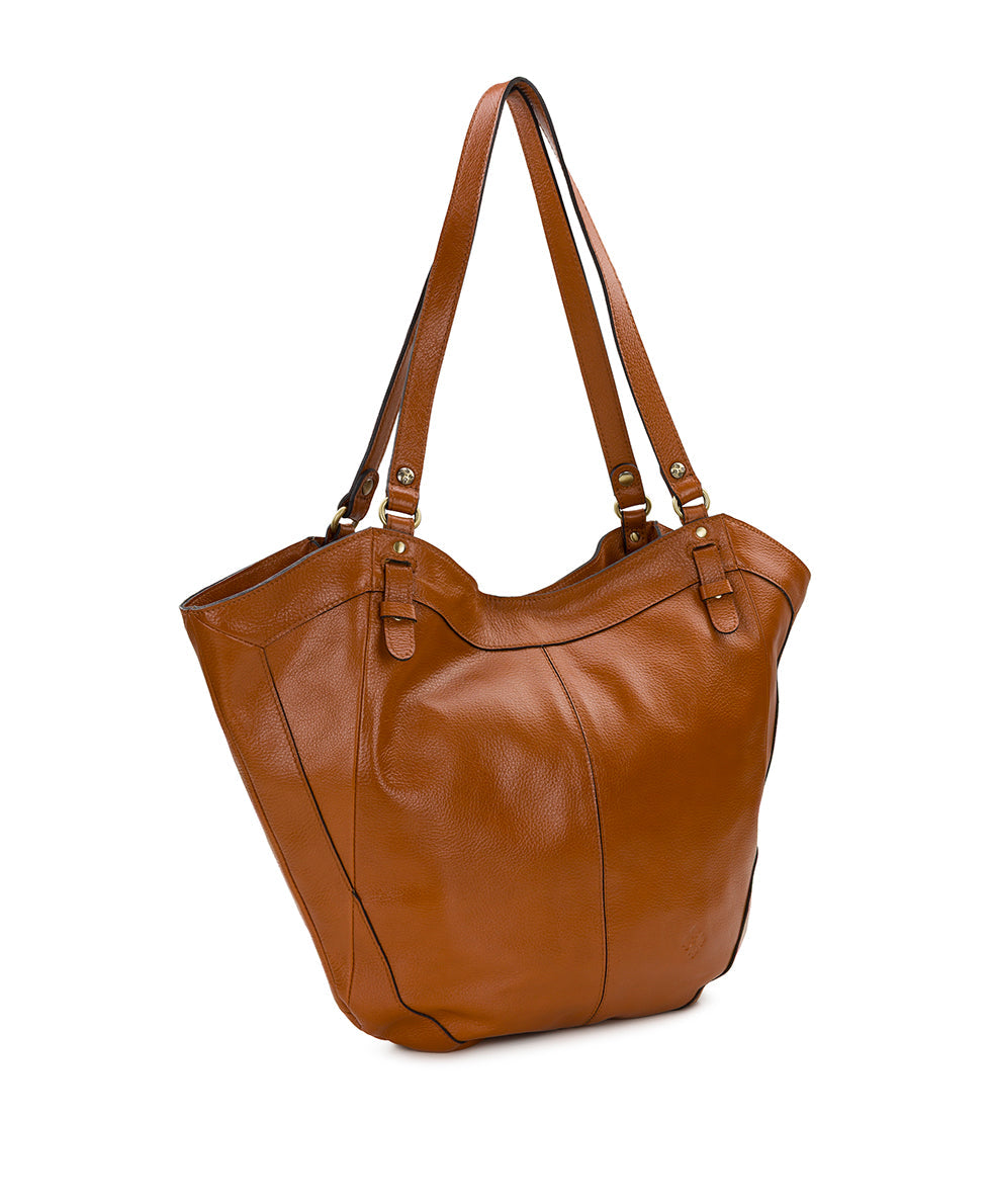Liliane Tote – Rugged Natural Grain Leather