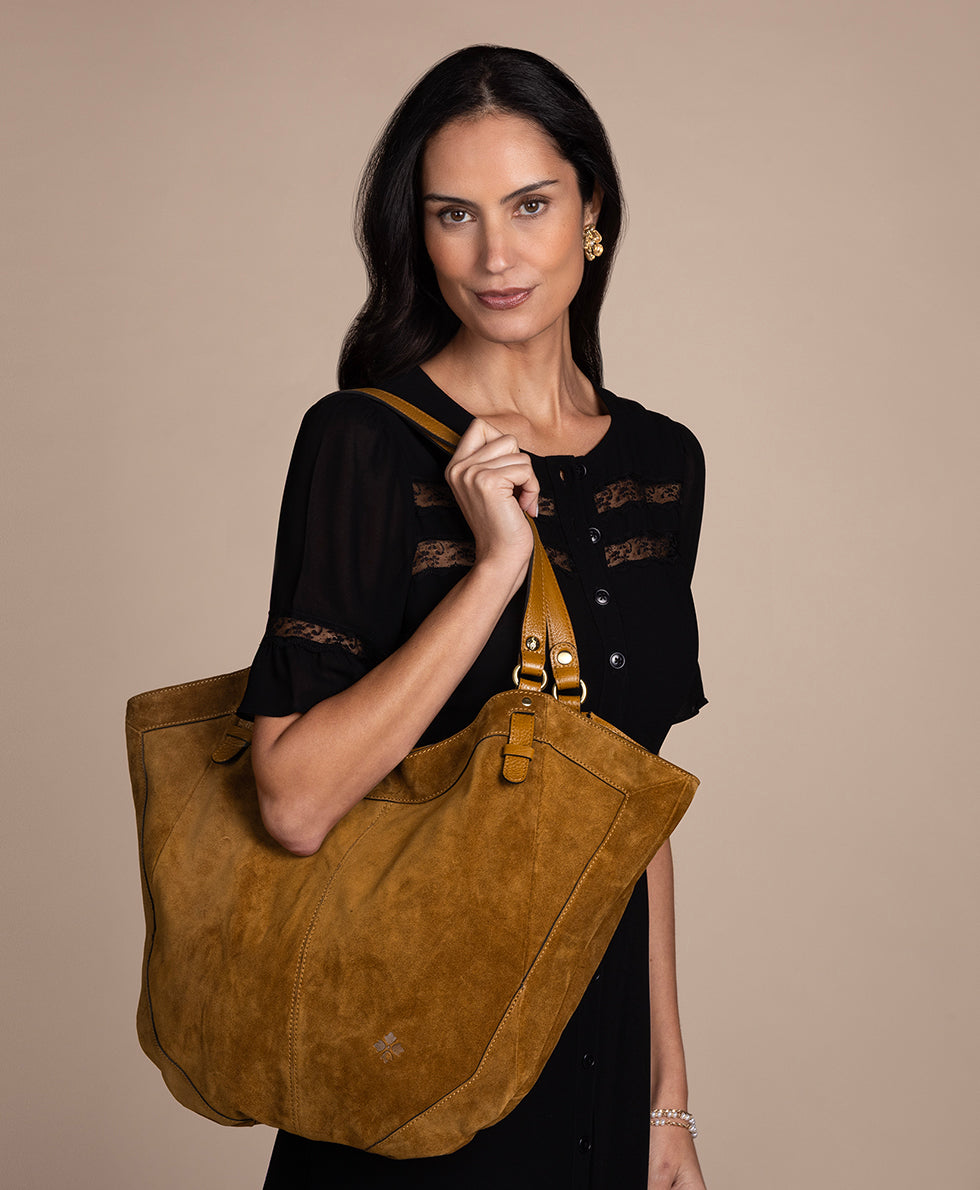 Liliane Tote – Suede Leather
