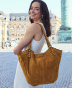 Liliane Tote – Suede Leather