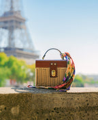 Vienne Basket Top Handle with Scarf – Spring Wicker