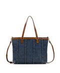 Nadine Tote Satchel – Denim Stonewashed