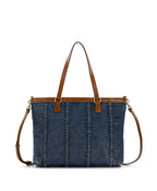 Nadine Tote Satchel – Denim Stonewashed