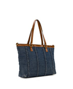 Nadine Tote Satchel – Denim Stonewashed