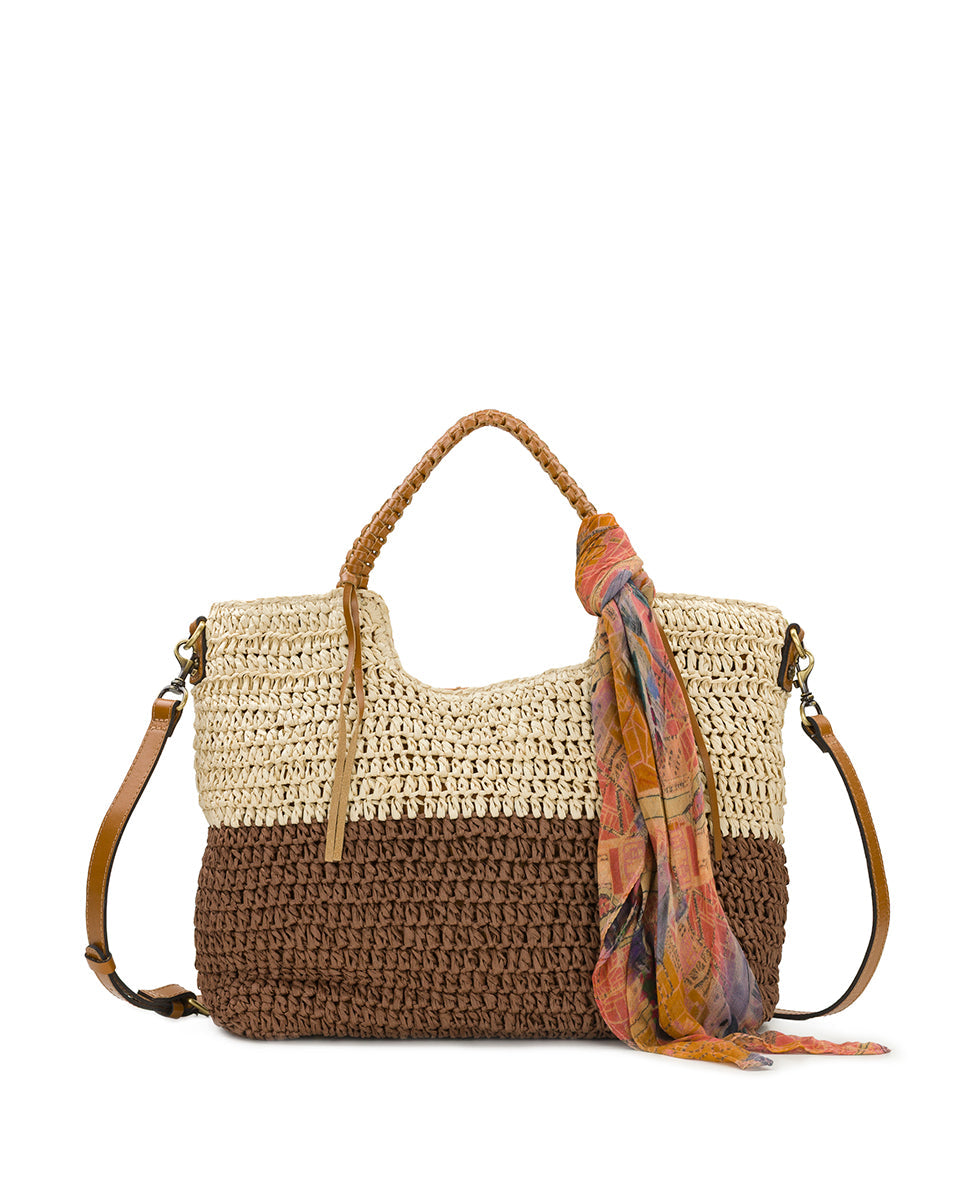 Gabriella Tote with Scarf – Specialty Woven