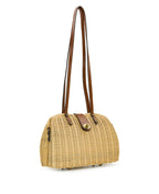 Isere Wicker Satchel with Scarf – Spring Wicker