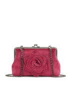 Borriana Frame with Parisian Rose – Suede Leather