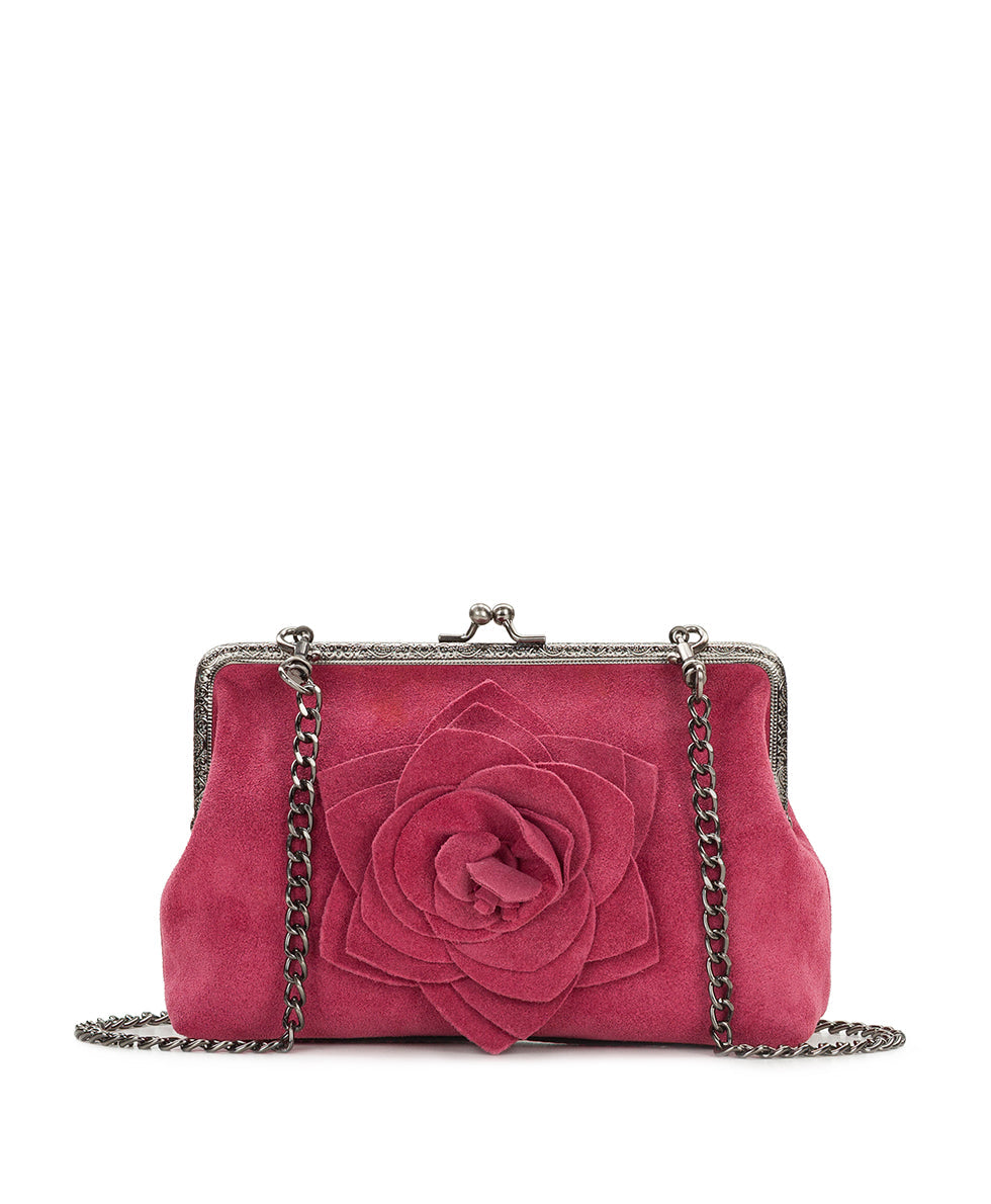 Borriana Frame with Parisian Rose – Suede Leather