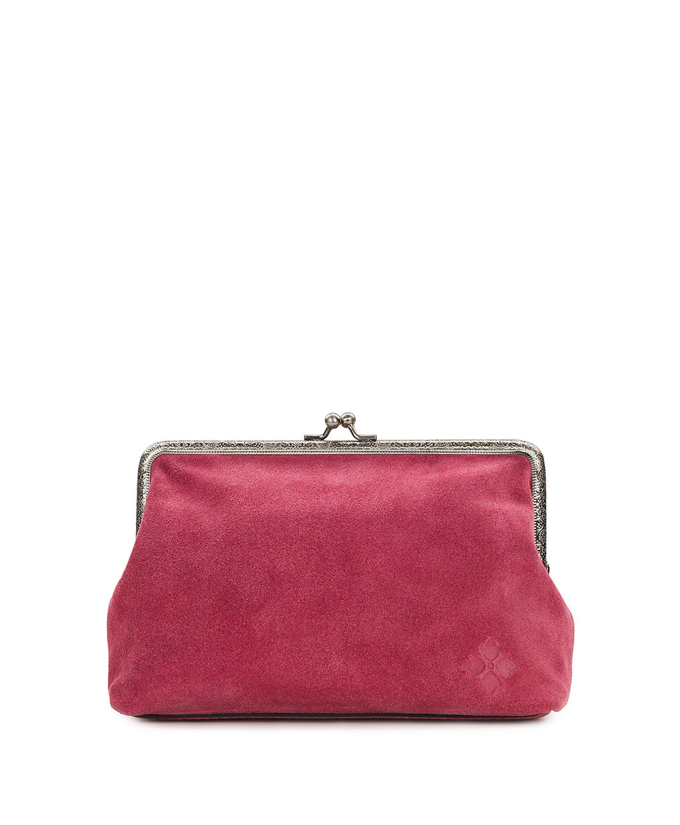 Borriana Frame with Parisian Rose – Suede Leather