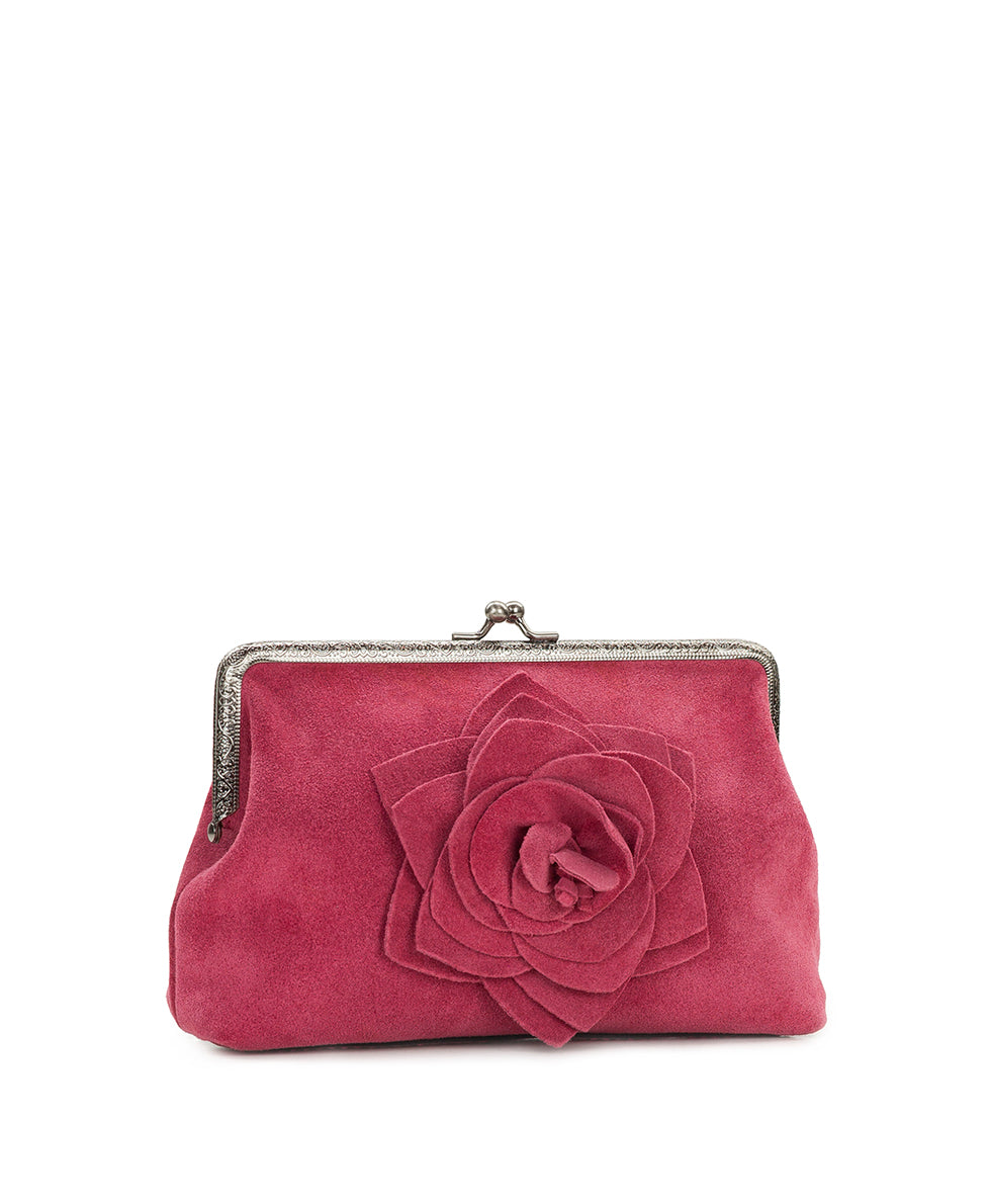 Borriana Frame with Parisian Rose – Suede Leather