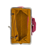 Borriana Frame with Parisian Rose – Suede Leather