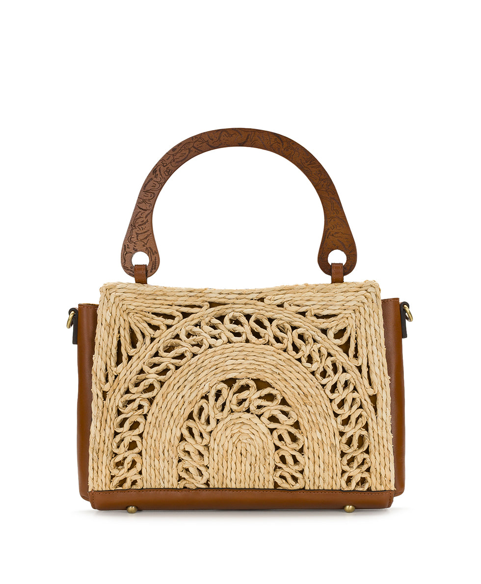 Estelle Straw Tote with Scarf – Specialty Woven
