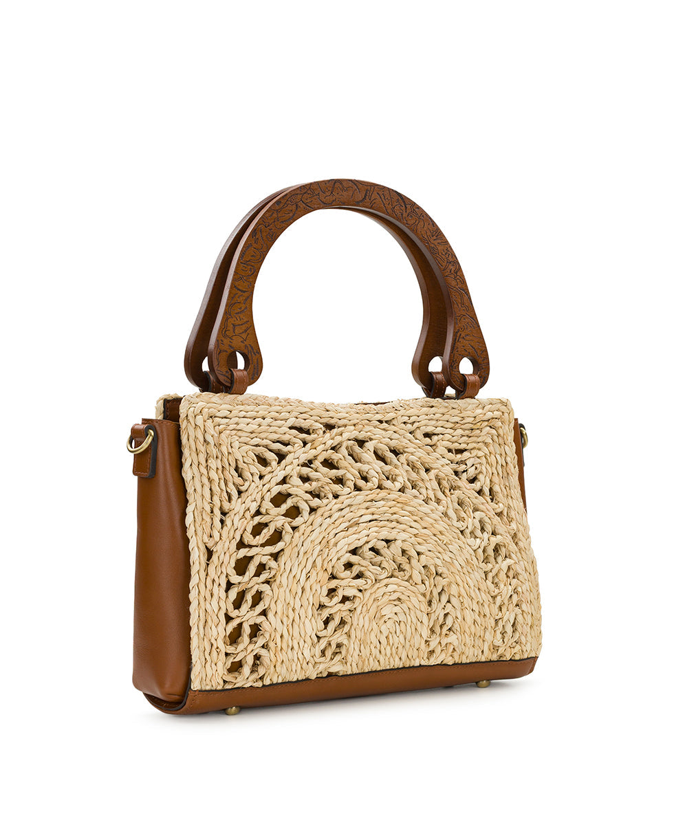 Estelle Straw Tote with Scarf – Specialty Woven