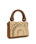 Estelle Straw Tote with Scarf – Specialty Woven