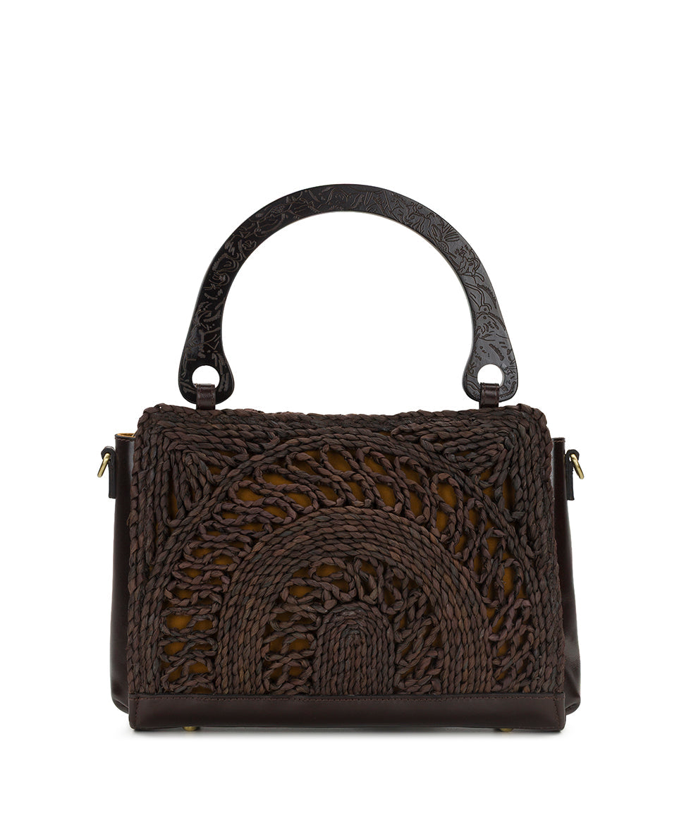 Estelle Straw Tote with Scarf – Specialty Woven