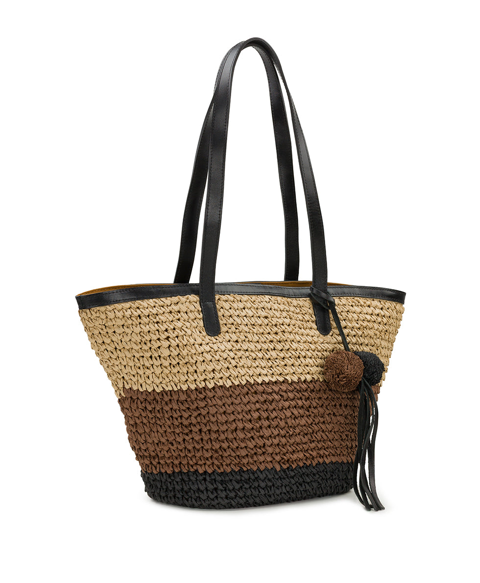 Marconia Tote with Pom Pom Tassel – Specialty Woven