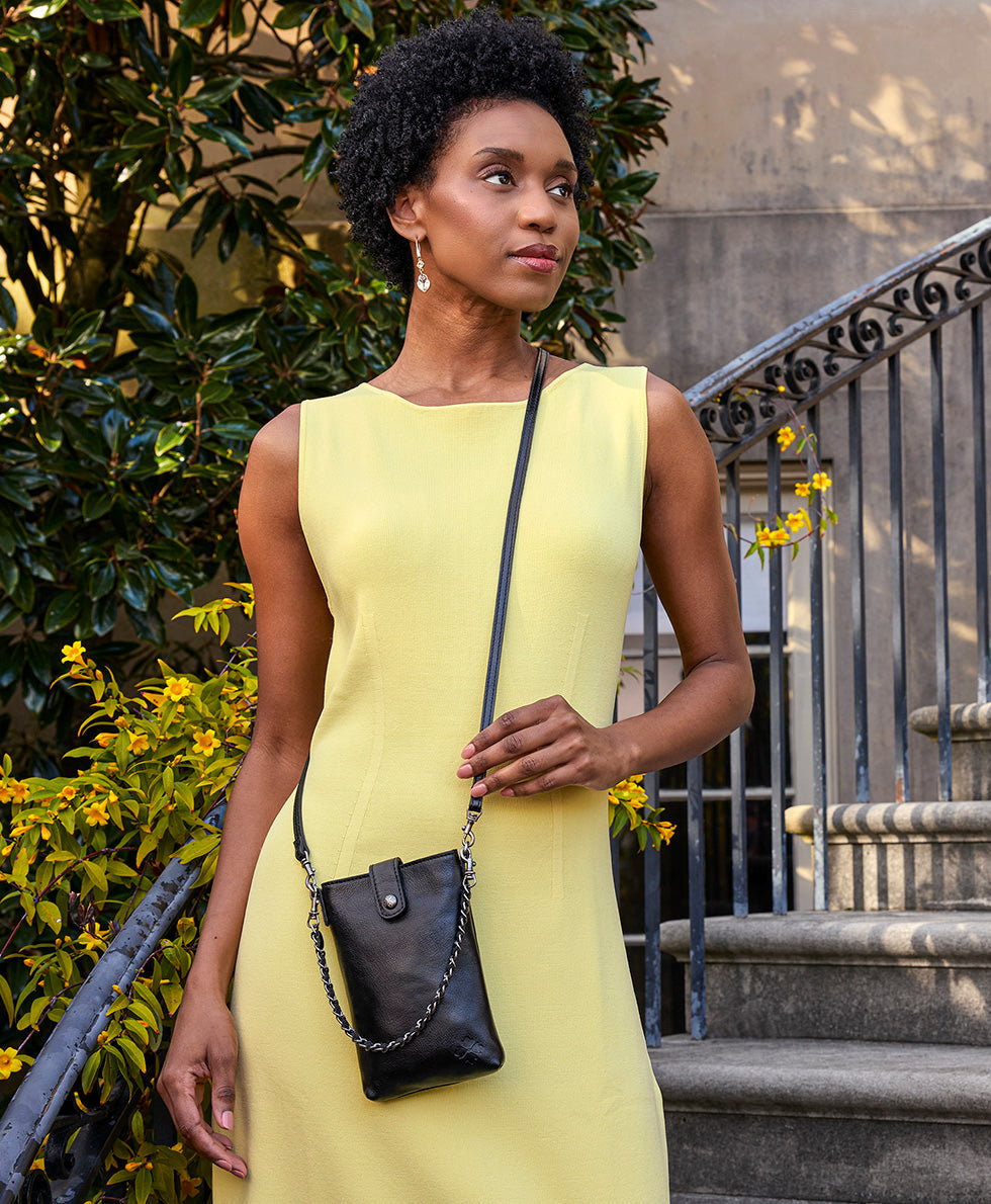 Leontine Crossbody – Rugged Natural Grain