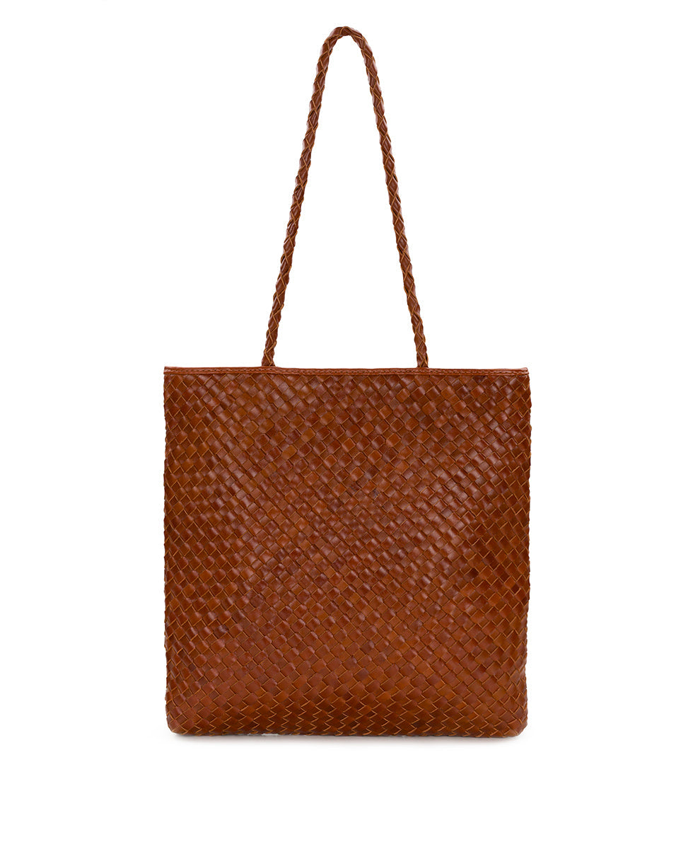 Valence Tote – Hand Stained Woven