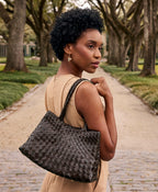 Violaine Satchel – Hand Stained Woven